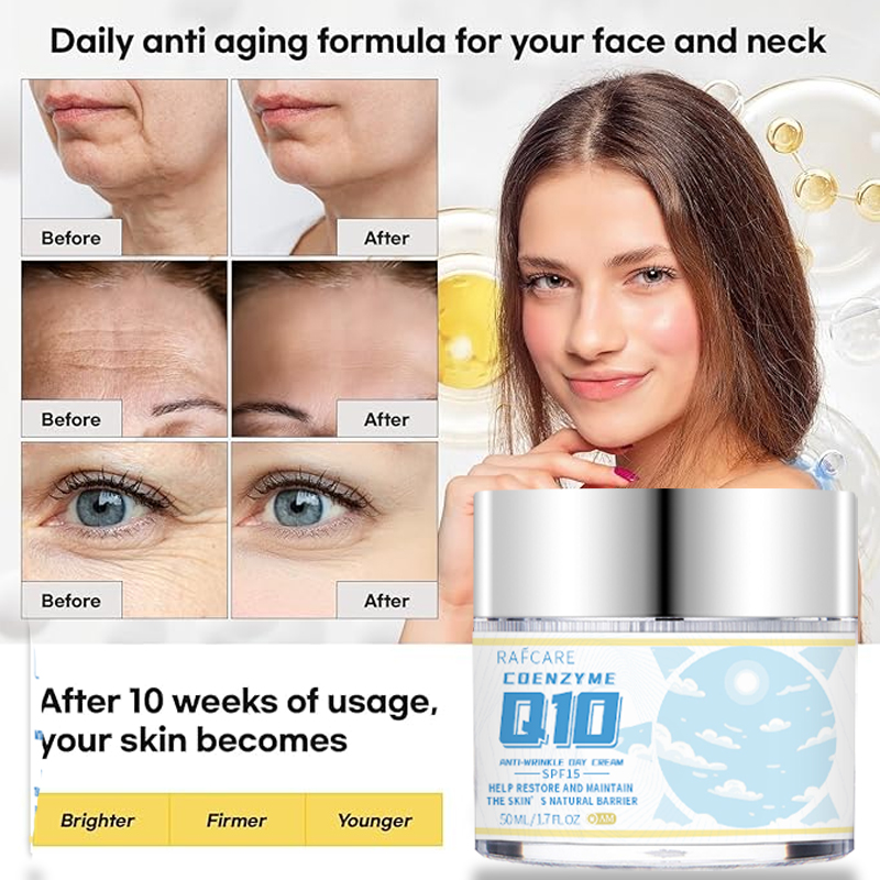 Coenzyme Q10 Cream - 50ML Coenzym Q10 Tagescreme mit Kollagen