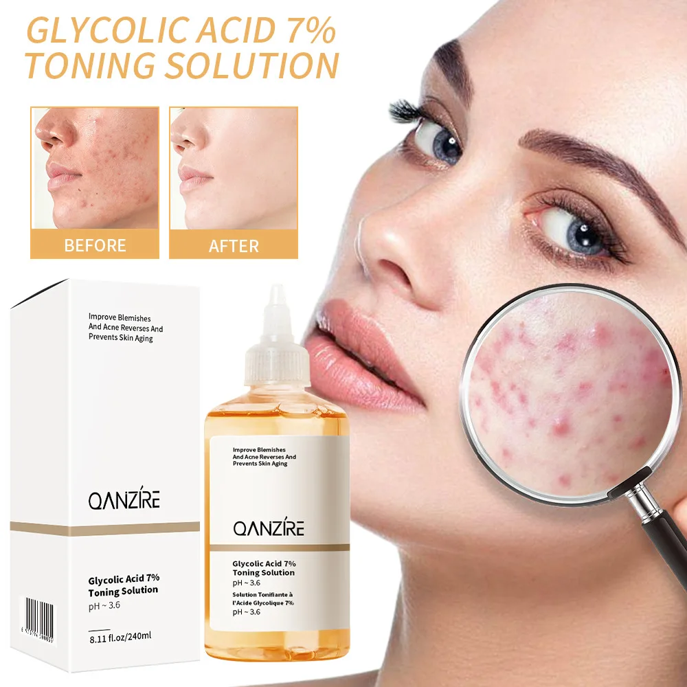 Lactic Acid Toner - 240 ml Glykolsäure, 7 % Peeling-Toner,