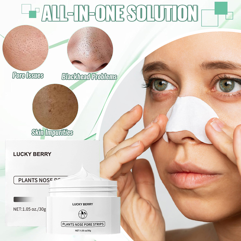 Skincare Gentle - Weiße Tonerde Tiefenreinigende Nasenmaske – Peel-Off