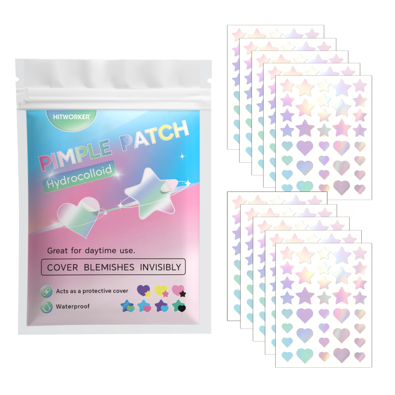 360 Stück bunte Akne-Pflaster  – Skincare Gentle Bewertung und Preis