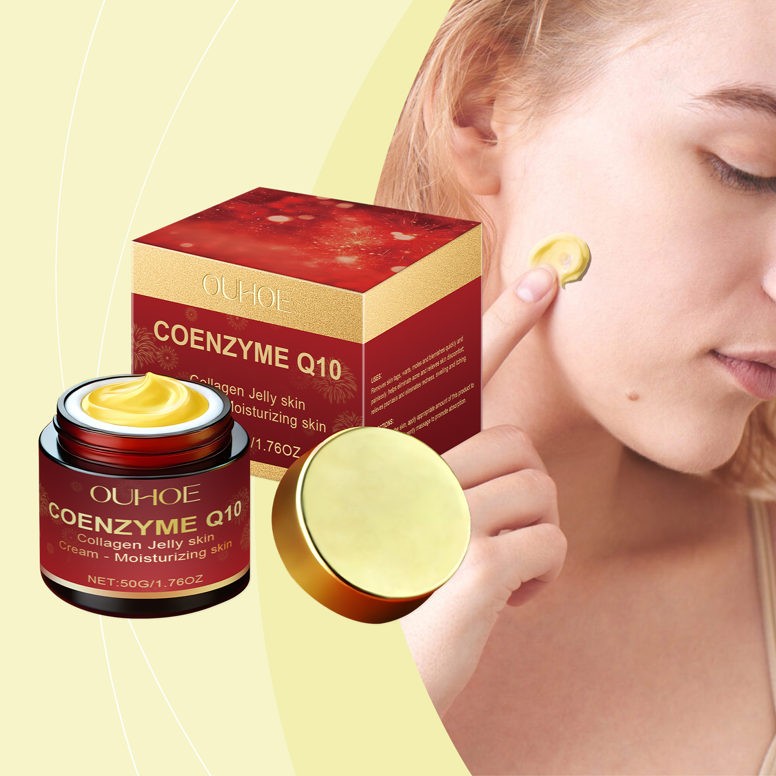 OUHOE Coenzym Q10 Kollagen-Rep – Coenzyme Q10 Cream Bewertung und Preis
