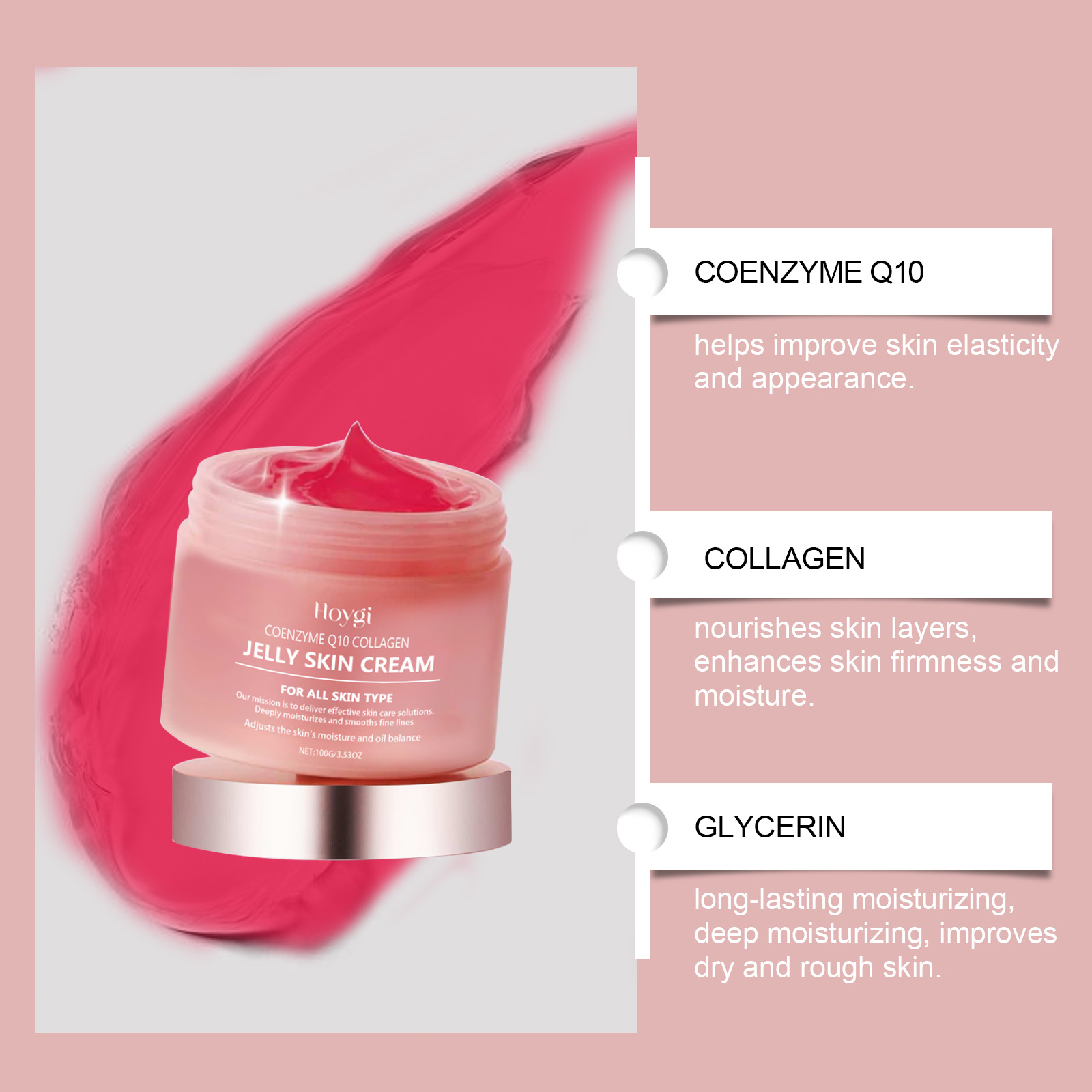 HOYGI Kollagen-Gelee-Gesichtsc – Coenzyme Q10 Cream Bewertung und Preis